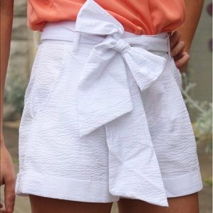 NWT Lauren James White Bow Shorts